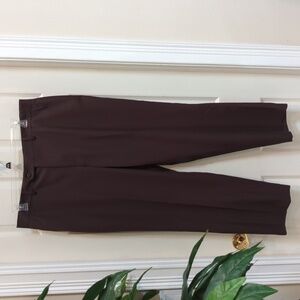 Stafford Super Pant Brown Men's 38x30 Dress Pants